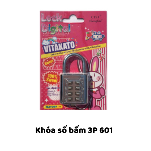 Khóa số bấm 3P 601