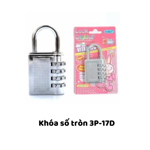 Khóa số tròn 3P-17D