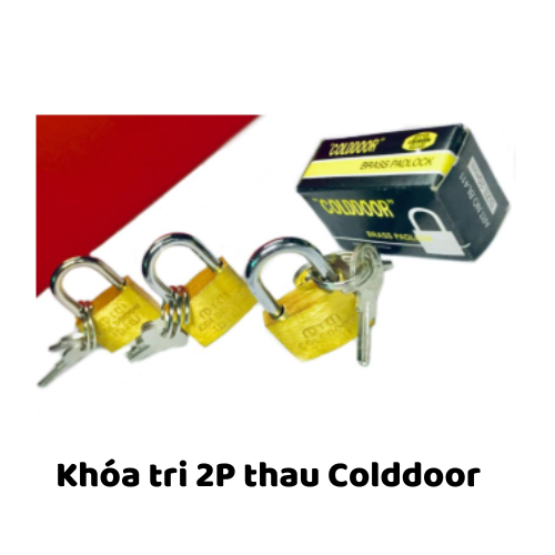 Khóa tri 2P thau Colddoor