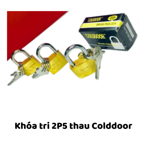 Khóa tri 2P5 thau Colddoor