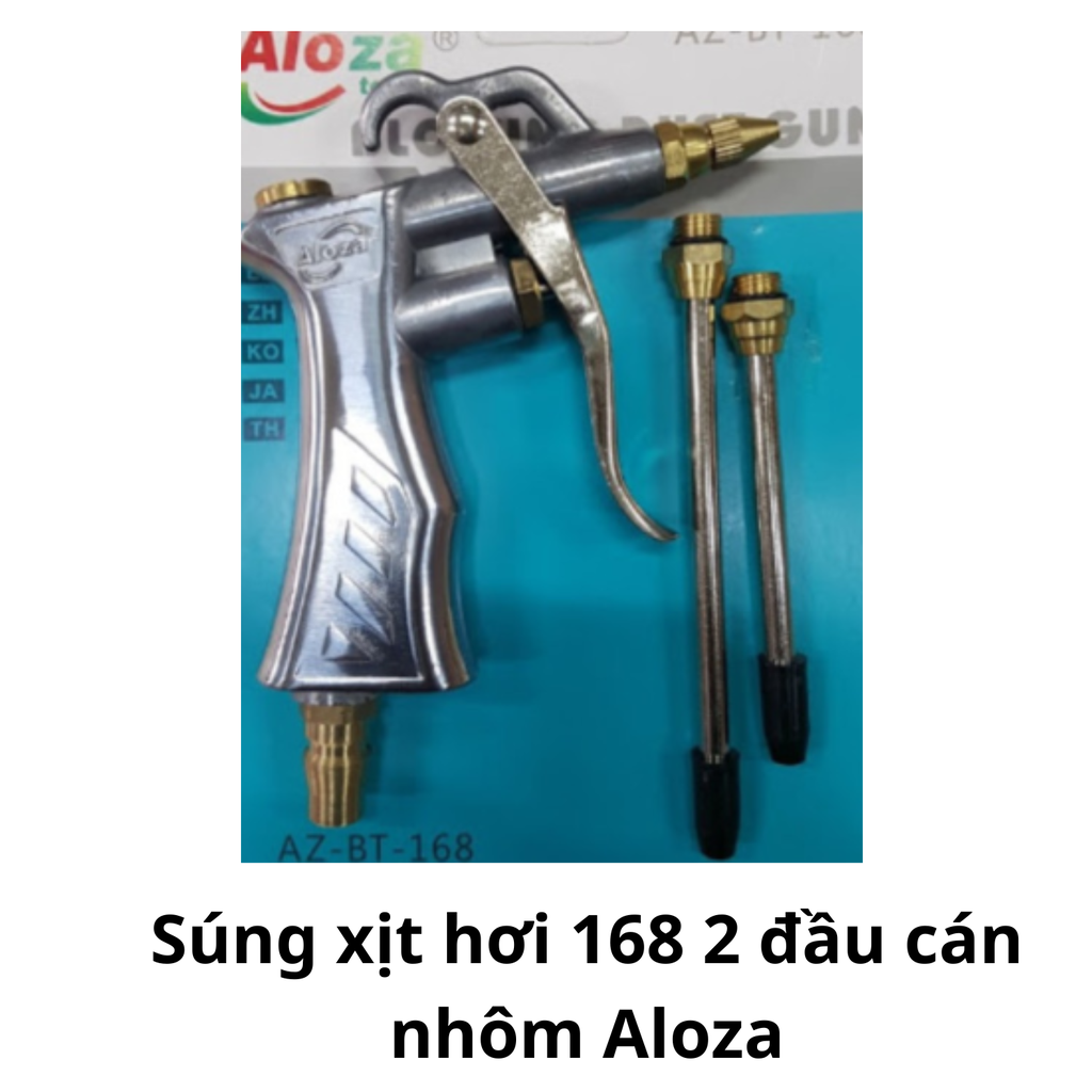 Súng xịt hơi 168 2 đầu cán nhôm Aloza