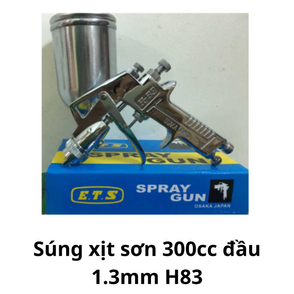 Súng xịt sơn 300cc đầu 1.3mm H83