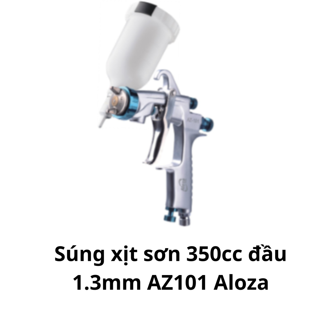 Súng xịt sơn 350cc đầu 1.3mm AZ101 Aloza