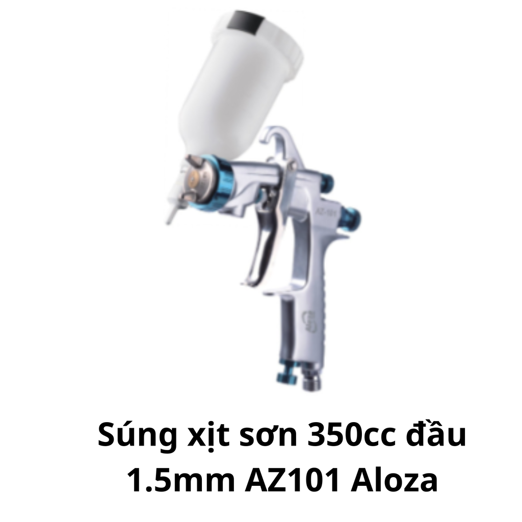 Súng xịt sơn 350cc đầu 1.5mm AZ101 Aloza