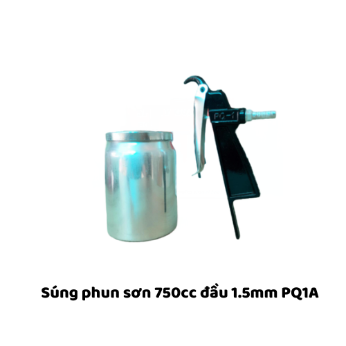 Súng phun sơn 750cc đầu 1.5mm  PQ1A