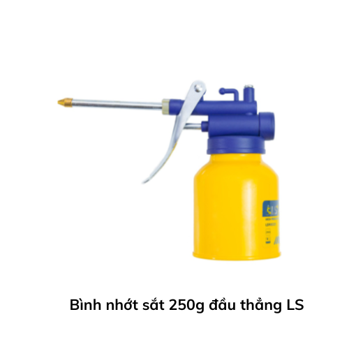 Bình nhớt sắt 250g đầu thẳng LS