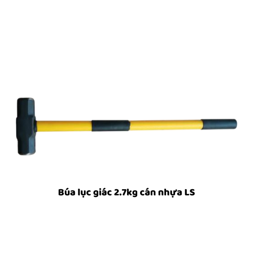 Búa lục giác 2.7kg cán nhựa LS