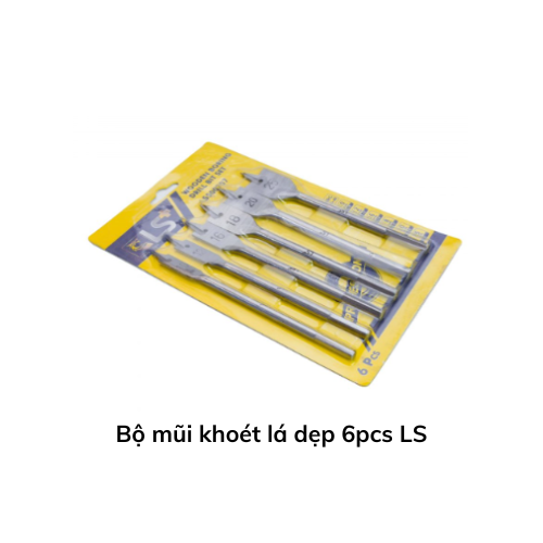 Bộ mũi khoét lá dẹp 6pcs LS