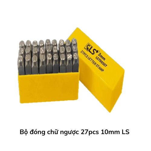 Bộ đóng chữ ngược 27pcs 10mm LS