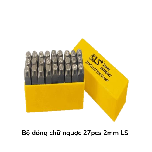 Bộ đóng chữ ngược 27pcs 2mm LS