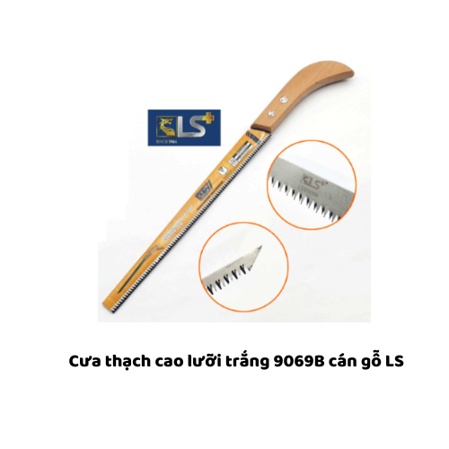 Cưa thạch cao lưỡi trắng 9069B cán gỗ LS