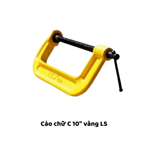 Cảo chữ C 10" vàng LS