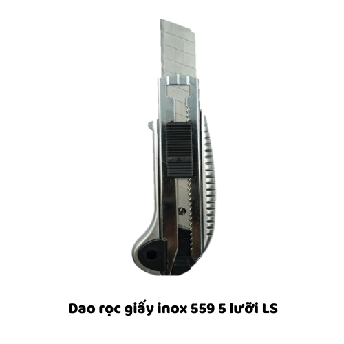 Dao rọc giấy inox 559 5 lưỡi LS