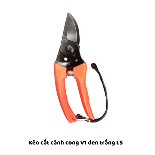 Kéo cắt cành cong V1 đen trắng LS