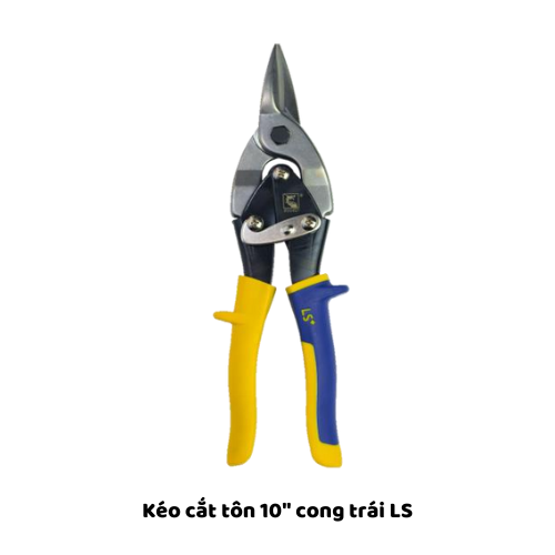 Kéo cắt tôn 10" cong trái LS