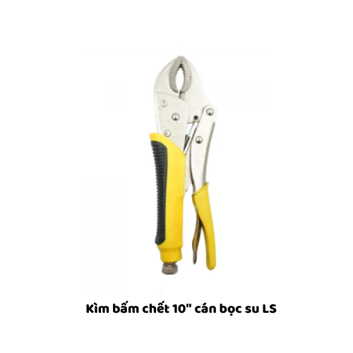 Kìm bấm chết 10" cán bọc su LS