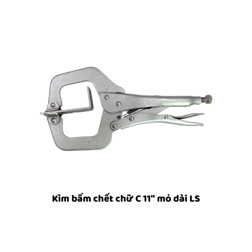 Kìm bấm chết chữ C 11" mỏ dài LS