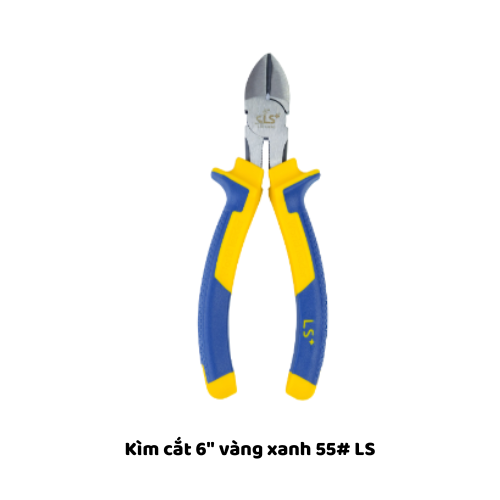 Kìm cắt 6" vàng xanh 55# LS