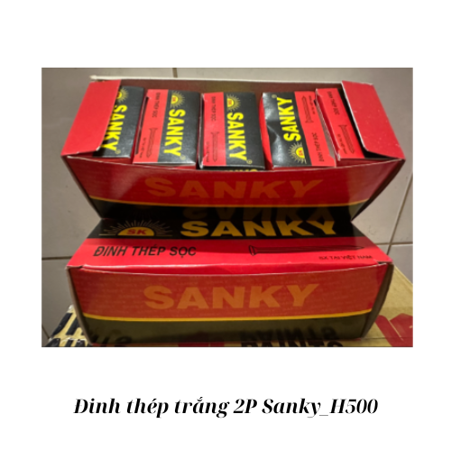 Đinh thép trắng 2P Sanky_H500