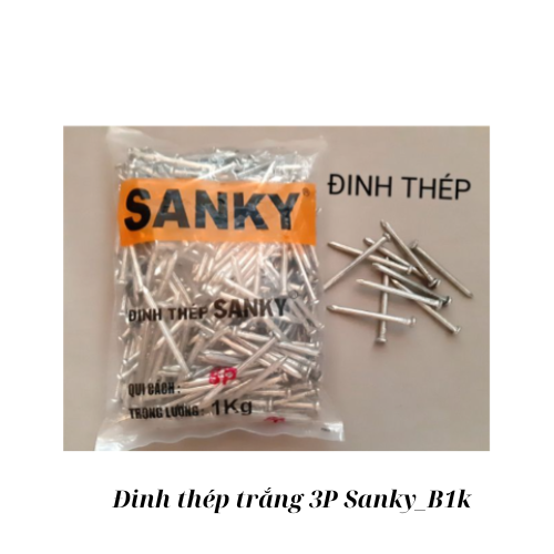 Đinh thép trắng 3P Sanky_B1k