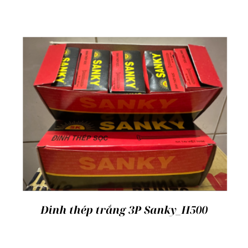 Đinh thép trắng 3P Sanky_H500