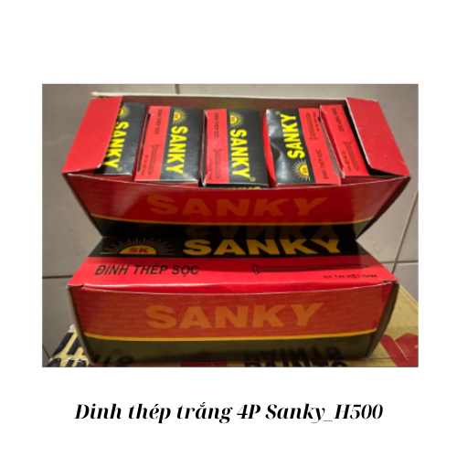 Đinh thép trắng 4P Sanky_H500