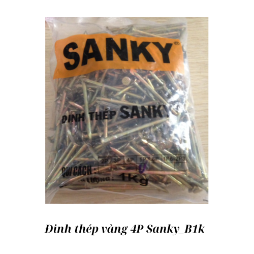 Đinh thép vàng 4P Sanky_B1k