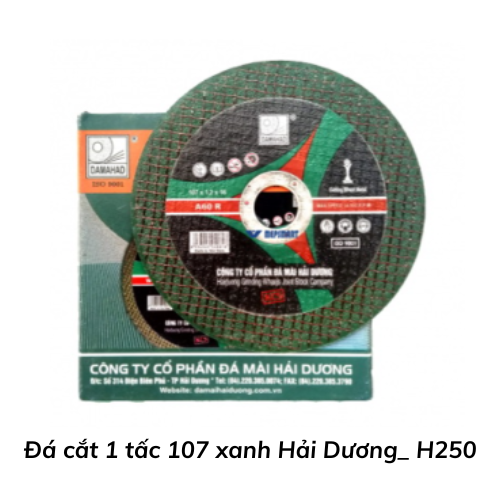 Đá cắt 1 tấc 107 xanh Hải Dương_ H250