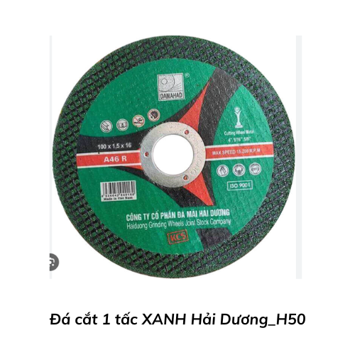 Đá cắt 1 tấc XANH Hải Dương_H50