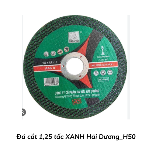 Đá cắt 1,25 tấc XANH Hải Dương_H50