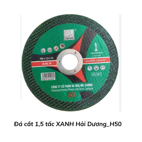 Đá cắt 1,5 tấc XANH Hải Dương_H50