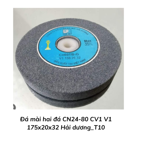 Đá mài hai đá CN24-80 CV1 V1 175x20x32 Hải dương_T10