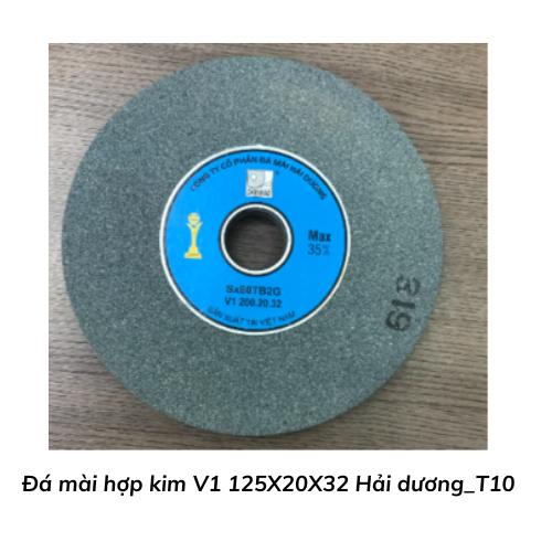 Đá mài hợp kim V1 125X20X32 Hải dương_T10