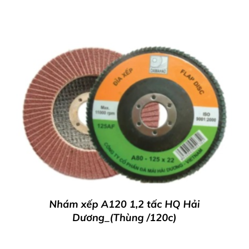 Nhám xếp A120 1,2 tấc HQ Hải Dương_(Thùng /120c)