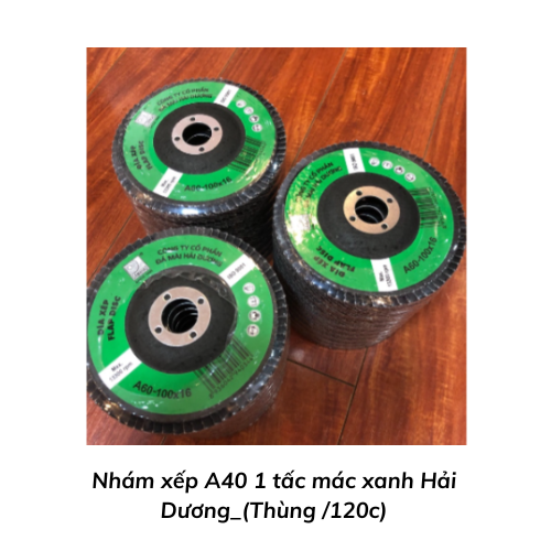 Nhám xếp A40 1 tấc mác xanh Hải Dương_(Thùng /120c)