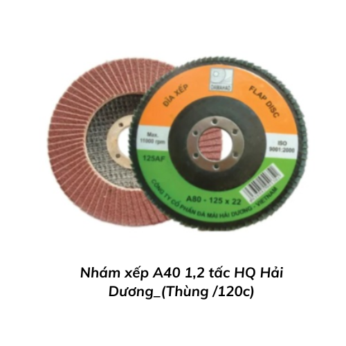 Nhám xếp A40 1,2 tấc HQ Hải Dương_(Thùng /120c)