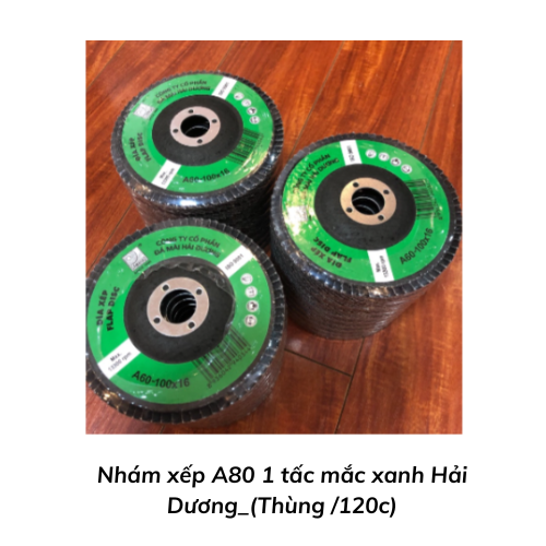 Nhám xếp A80 1 tấc mắc xanh Hải Dương_(Thùng /120c)