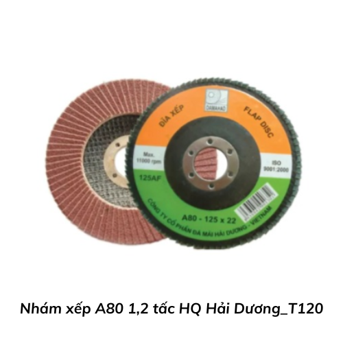 Nhám xếp A80 1,2 tấc HQ  Hải Dương_T120