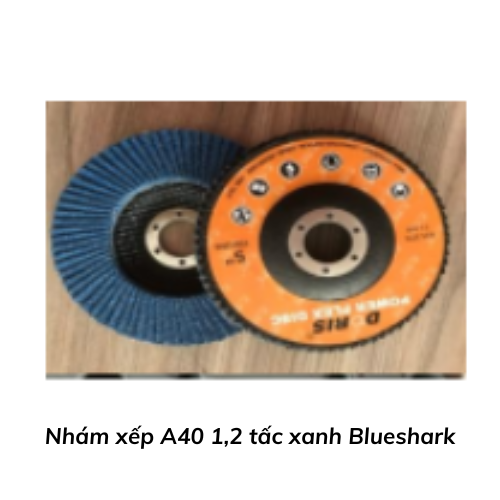 Nhám xếp A40 1,2 tấc xanh Blueshark