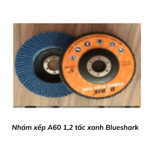 Nhám xếp A60 1,2 tấc xanh Blueshark