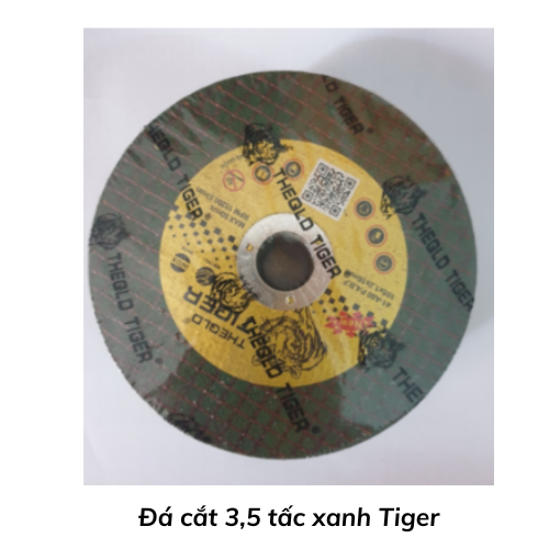 Đá cắt 3,5 tấc xanh Tiger