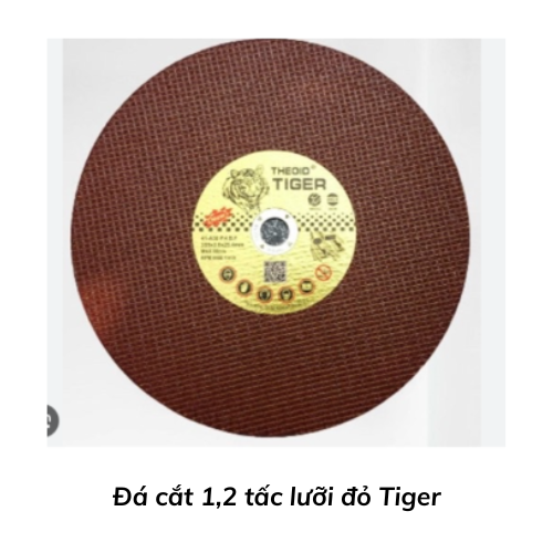 Đá cắt 1,2 tấc lưỡi đỏ Tiger 