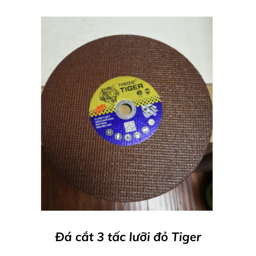 Đá cắt 3 tấc lưỡi đỏ Tiger 