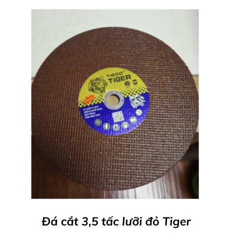 Đá cắt 3,5 tấc lưỡi đỏ Tiger 