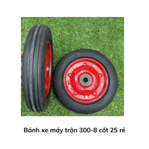 Bánh xe máy trộn 300-8 cốt 25 rẻ