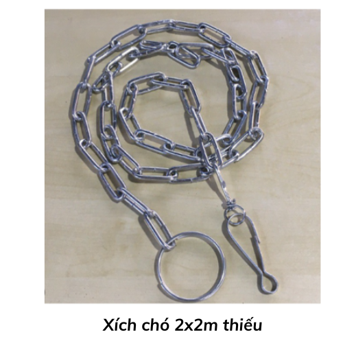 Xích chó 2x2m thiếu