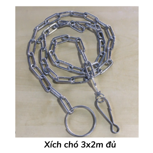 Xích chó 3x2m đủ