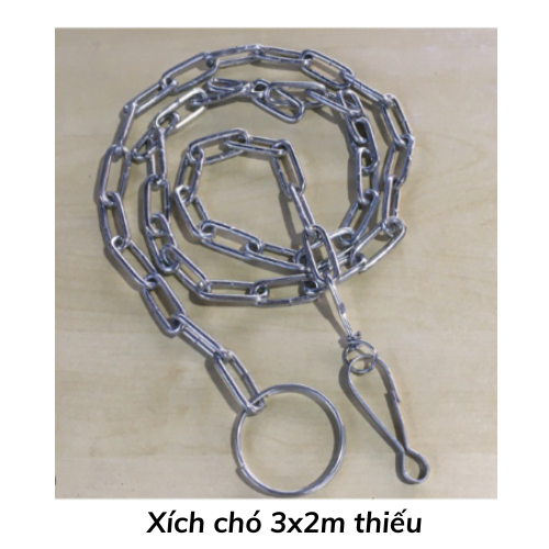 Xích chó 3x2m thiếu