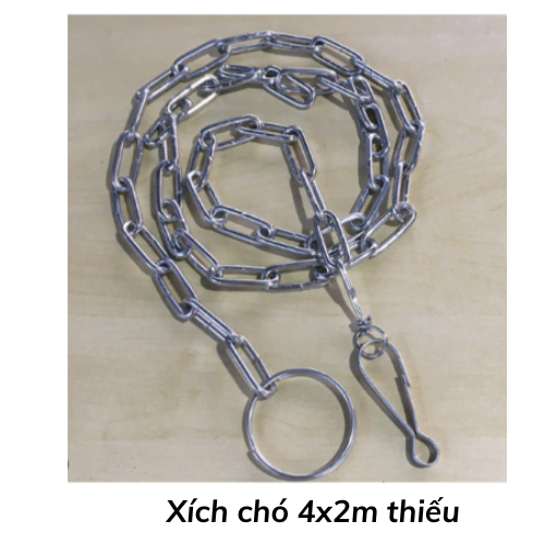 Xích chó 4x2m thiếu