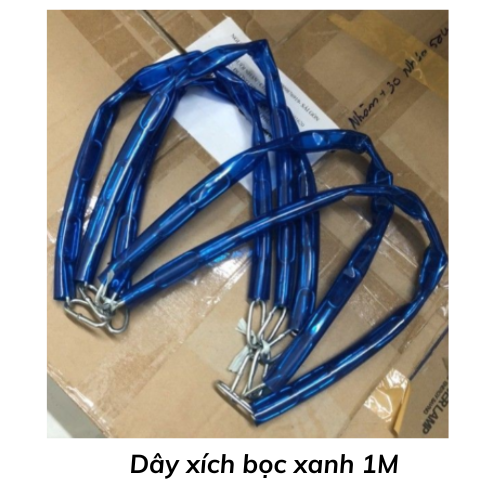 Dây xích bọc xanh 1M